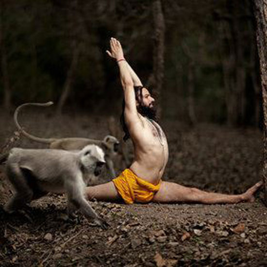 Ein bisschen Yoga und los gehts