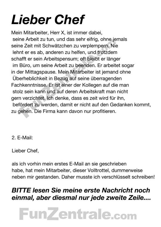 Lieber Chef