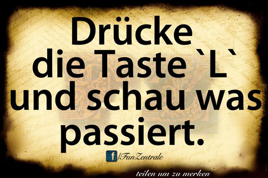 Spruch des Tages