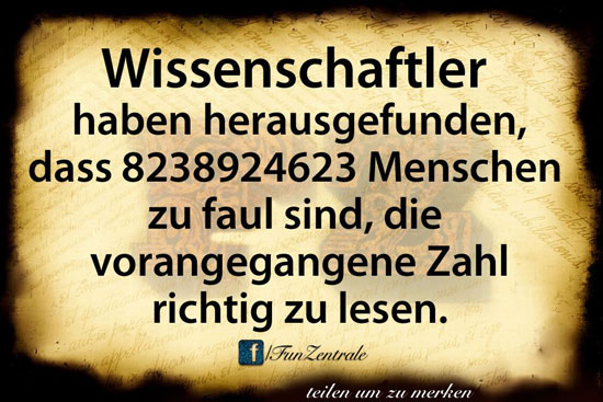 Spruch des Tages