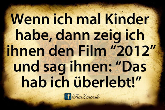 Spruch des Tages