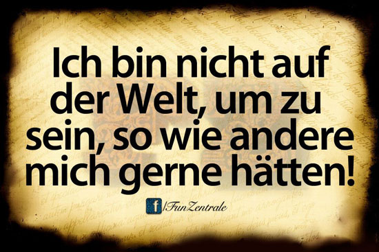 Spruch des Tages