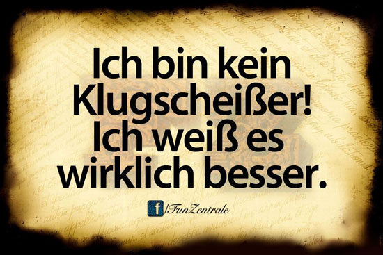 Spruch des Tages