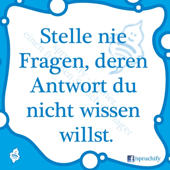 Spruch des Tages