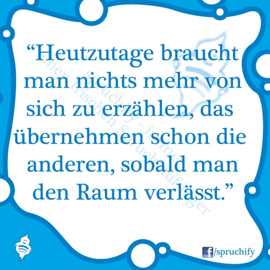 Spruch des Tages