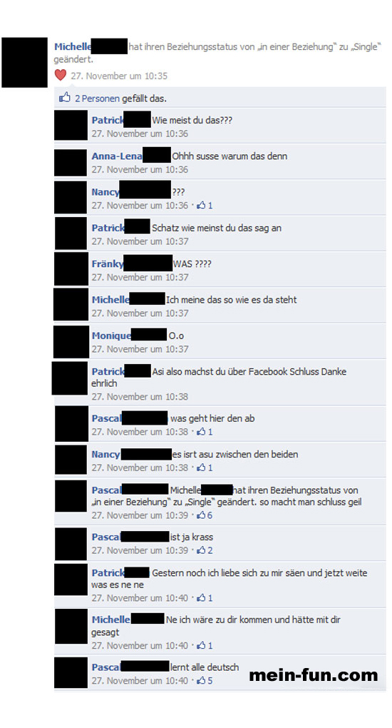 facebook fail beziehung
