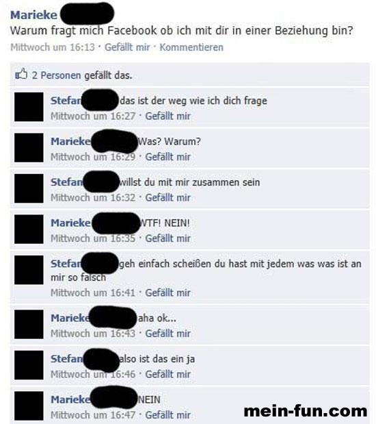 facebook fail beziehung fail