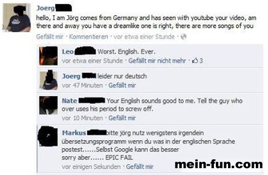 facebook fail englisch fail