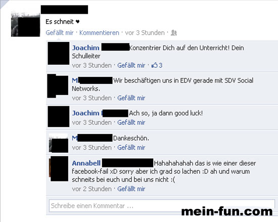 facebook fail es schneit