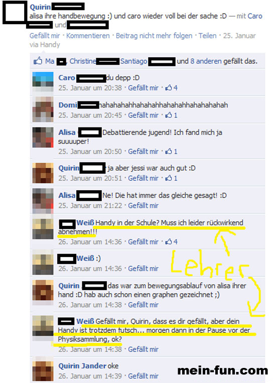 facebook fail handbewegung