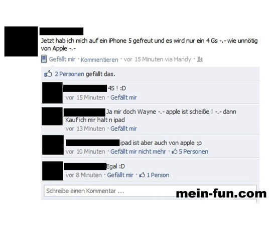 facebook fail iphone5