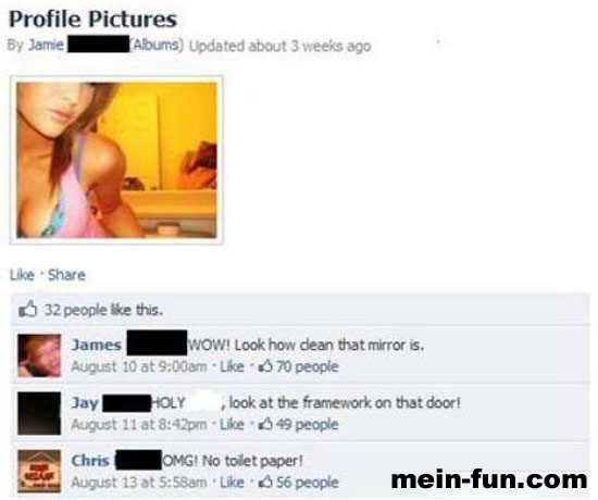 facebook fail komplimente