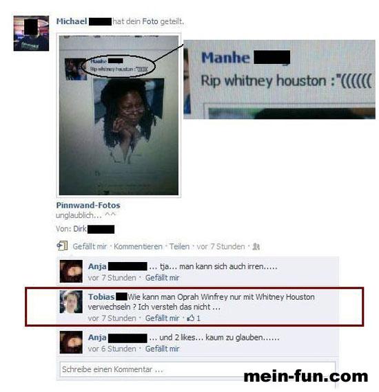 facebook fail ripwhitneyhouston