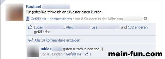 facebook fail silvester