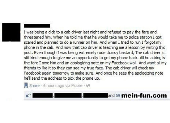 facebook fail taxi-handy-fail