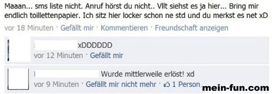 facebook fail toilettenpapier