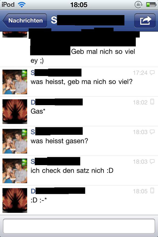 Geb mal nicht soviel