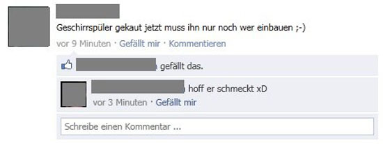 Geschirrspueler gekaut oder geklaut