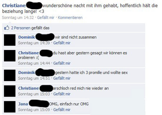 Hoffentlich hält die Beziehung lange
