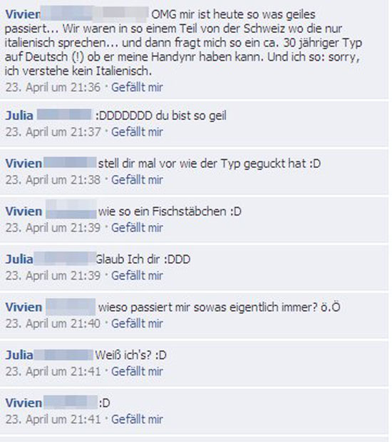 So geil in der Italiensichen Schweiz