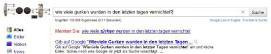 Wie viele Gurken  wurden in den letzten Tagen vernichtet