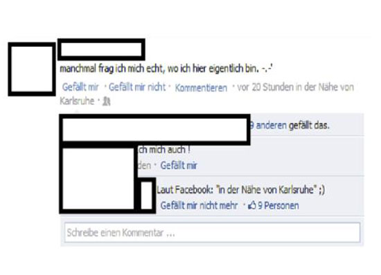 wo bin ich hier eingentlich
