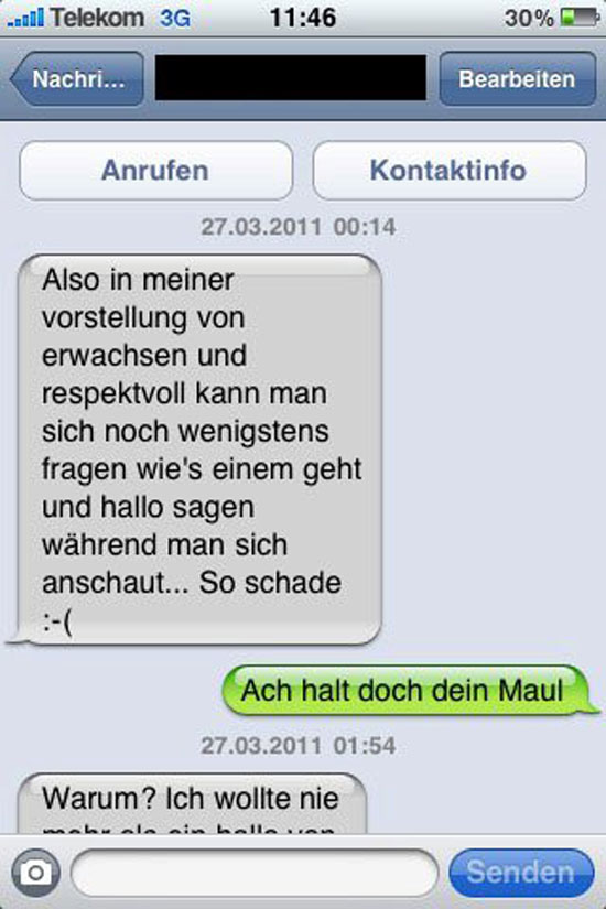 ach halt doch dein maul