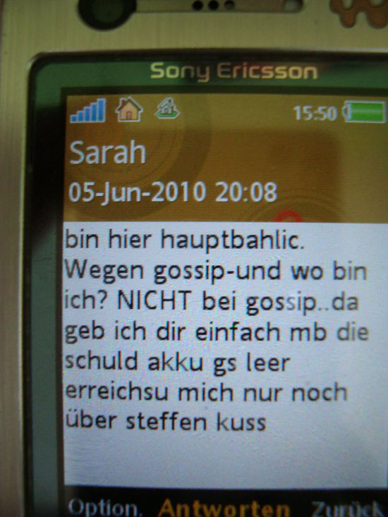...bin hier wegen Gossip