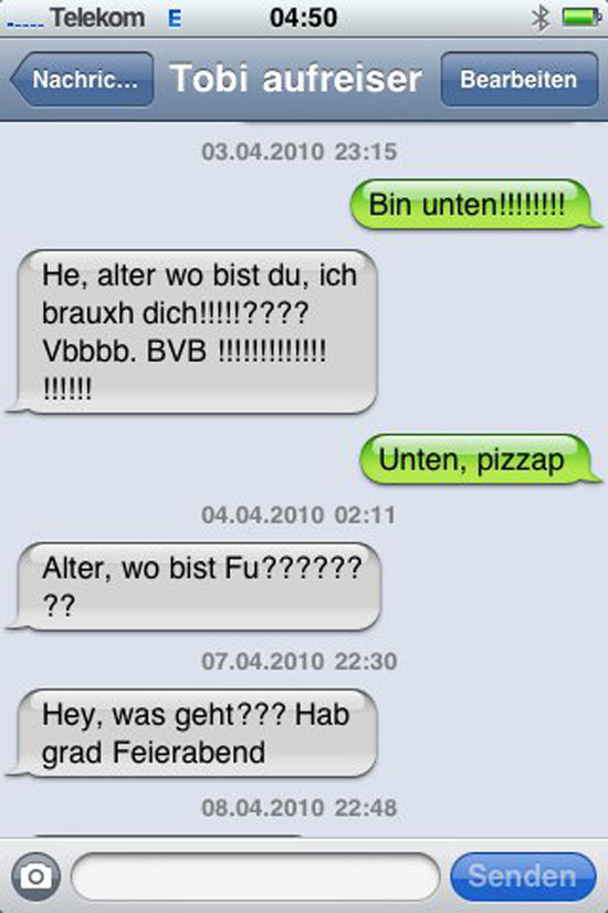 Bin unten