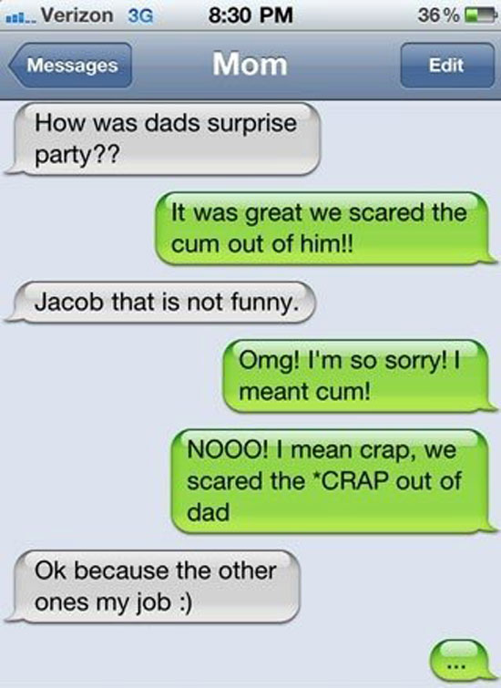 Dads supprise party