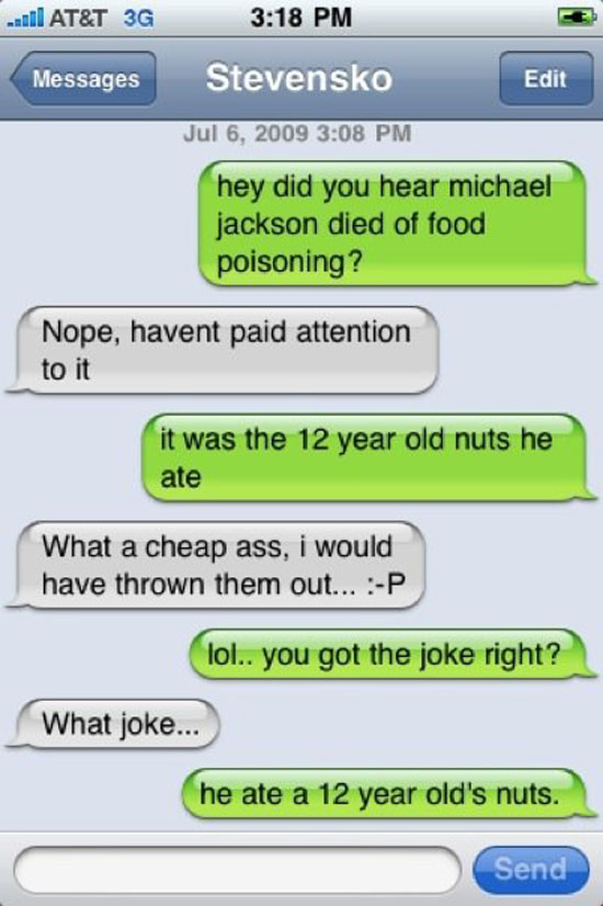 Did you hear Michale Jackson