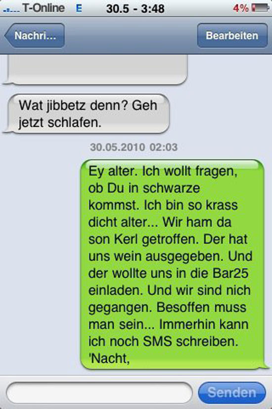 Geh jetzt schlafen