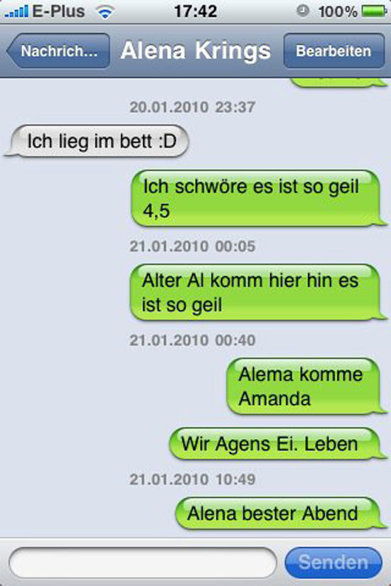 Lieg im Bett