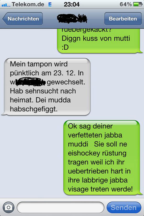 Mein Tampong wird pünktlich gewechslet
