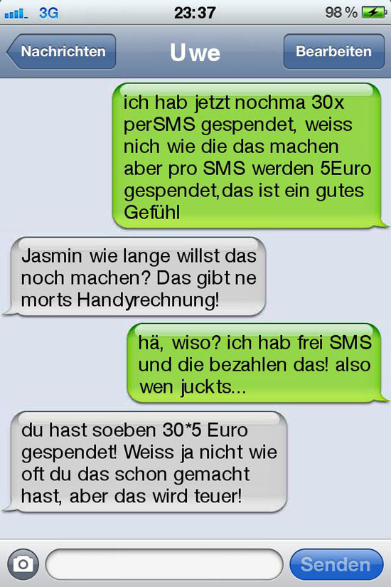 sms fail 30 SMS