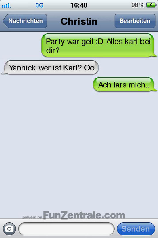 sms fail ach lars mich