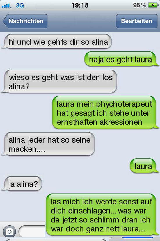sms fail akressionen