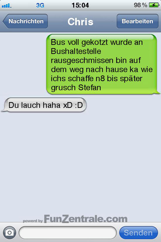 sms fail du lauch