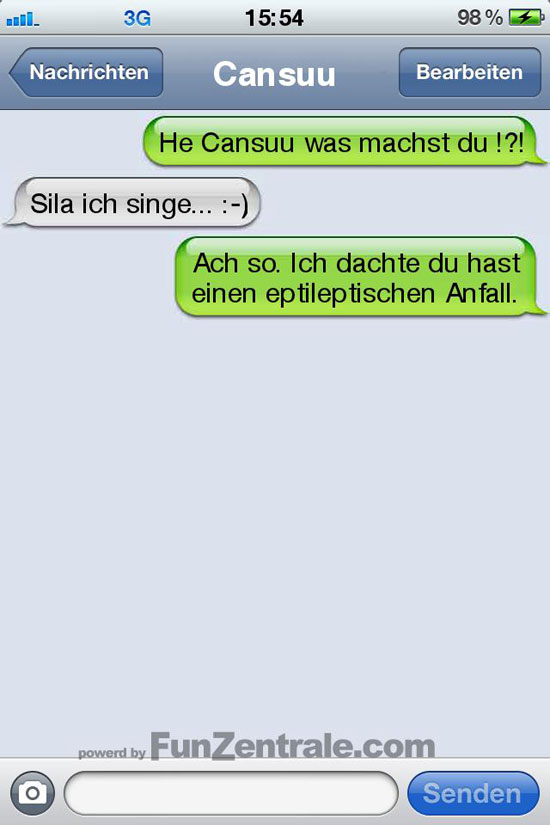 sms fail ich singe
