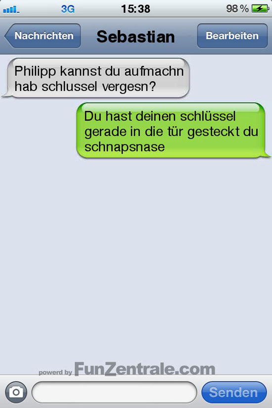 sms fail schnapsnase