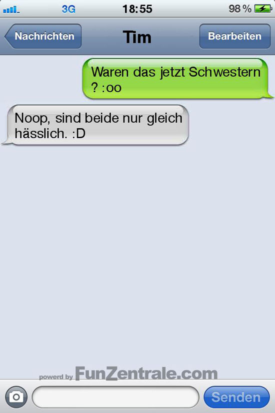 sms fail waren das schwestern