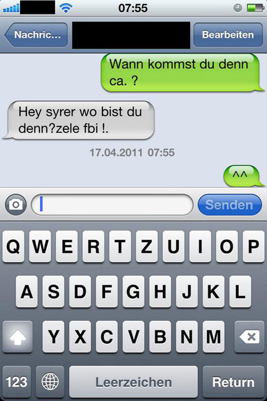 wann kommst du denn