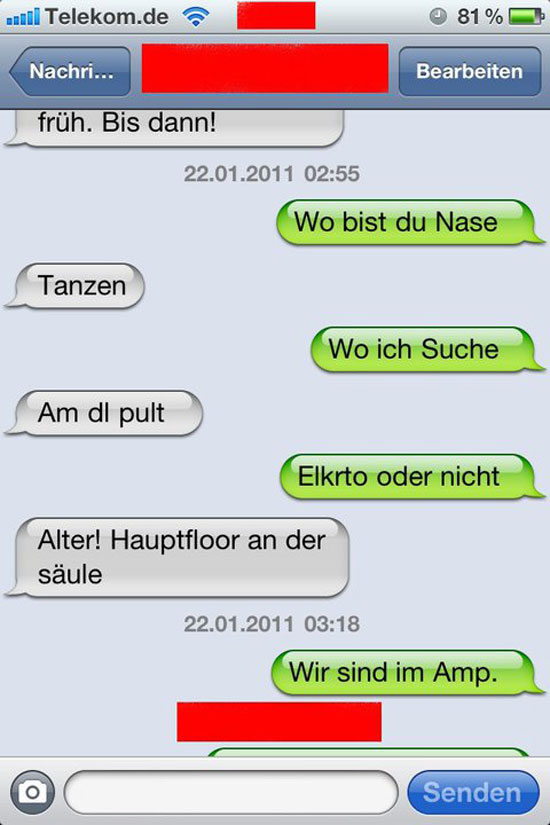 wo bist du nase
