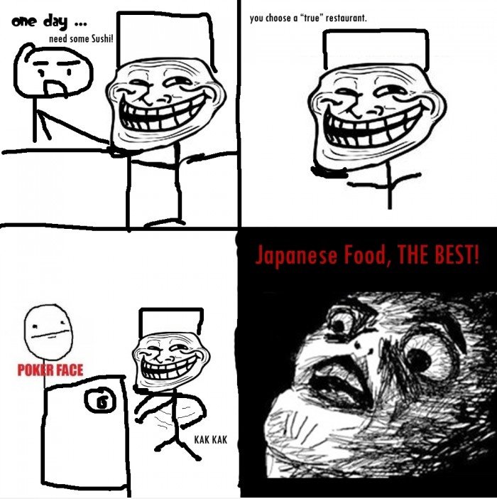 Brauchen Sushi ...