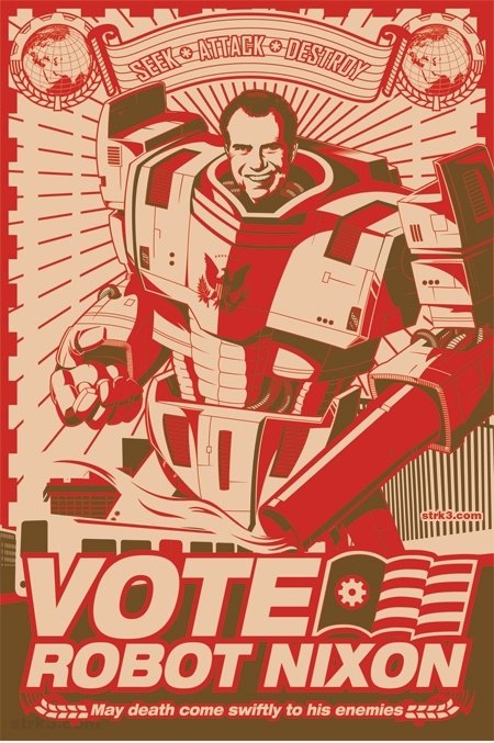 Vote Robot Nixon