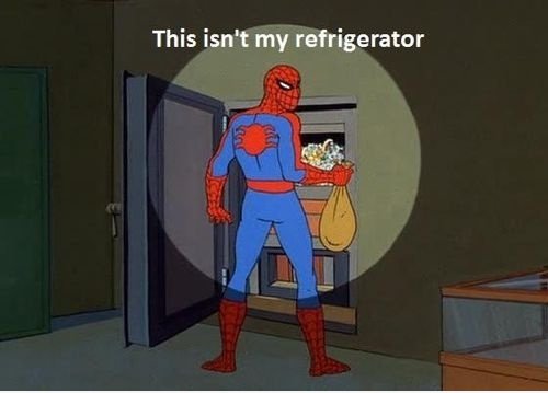 Das ist nicht mein Kühlschrank