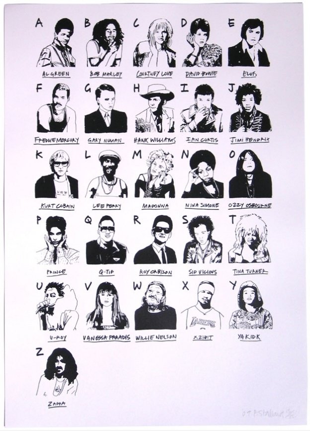 Rock-Alphabet