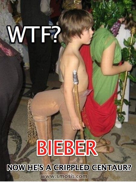 Bieber ... der verkrüppelte Zentauren
