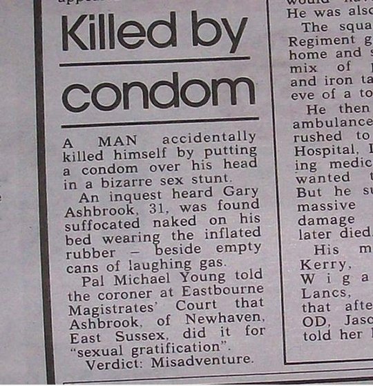 Getötet von Condom