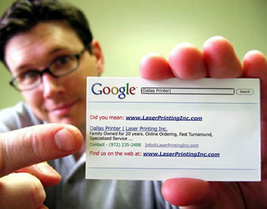 google visitenkarte